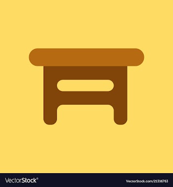 Wooden chair isolated vector image