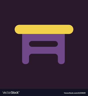 Wooden chair isolated vector image