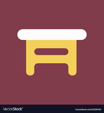 Wooden chair isolated vector image