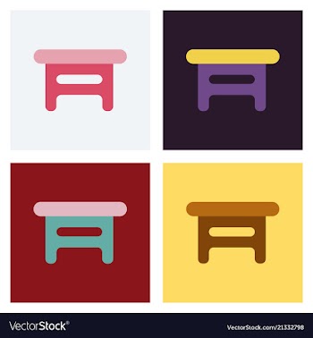 Wooden chair isolated vector image
