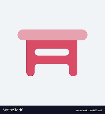 Wooden chair isolated vector image