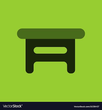 Wooden chair isolated vector image