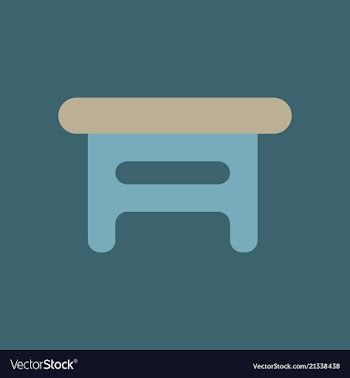 Wooden chair isolated vector image