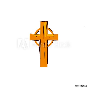 wooden cross catholic religious icon
