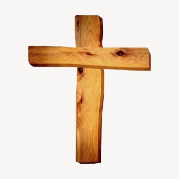 Wooden cross collage element illustration | Free PSD - rawpixel