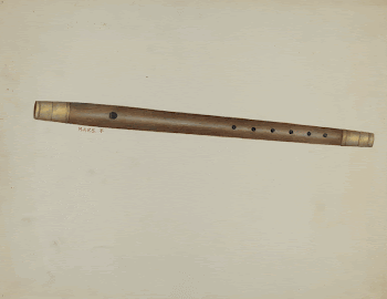 Wooden Fife (ca.1937) by Margaret | Free Photo - rawpixel