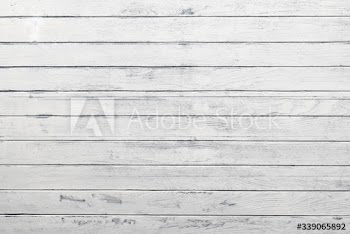 Wooden floor painted white
