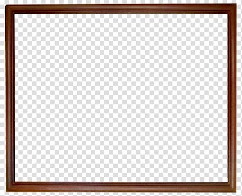 Wooden Frame, brown frame transparent background PNG clipart