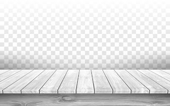 Wooden gray table top with aged surface, realistic Free Vector