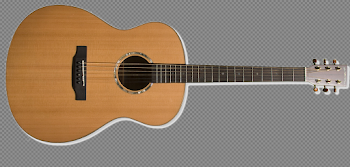 Wooden Guitar PNG High-Quality Image