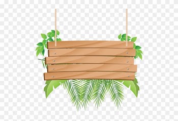 Wooden Hanging With Tropical Flowers, Flowers, Wood, - Desenho Quadro De Madeira Com Flores Png