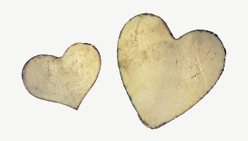 Wooden heart collage element, isolated | Free PSD - rawpixel