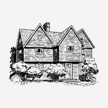 Wooden house hand drawn illustration. | Free Photo - rawpixel