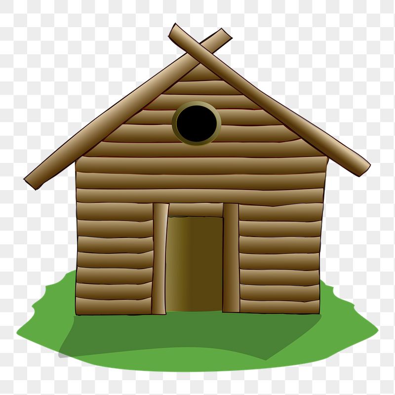 Wooden house png sticker, transparent | Free PNG - rawpixel
