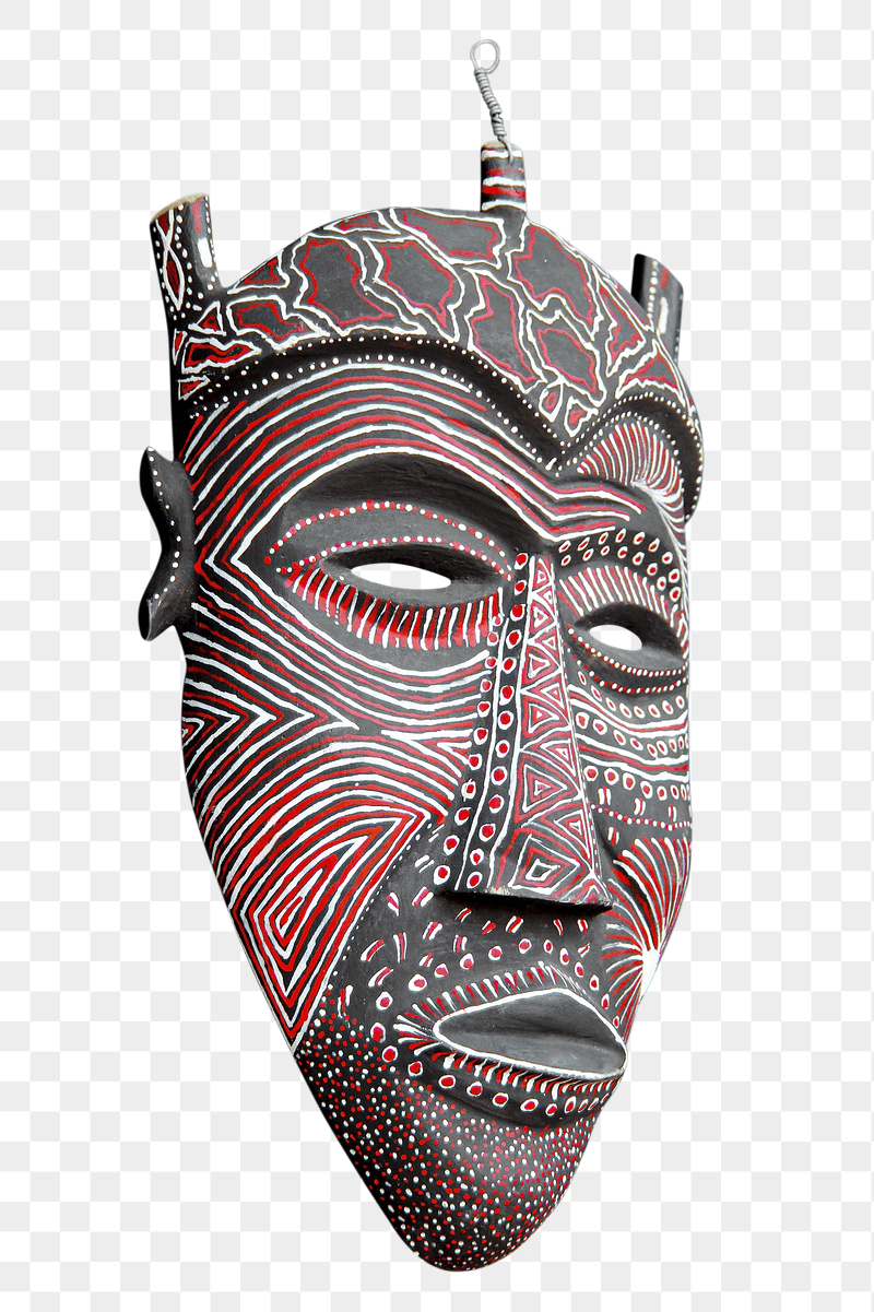Wooden mask png sticker, transparent | Free PNG - rawpixel