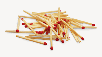 Wooden matches, isolated object image | Free PSD - rawpixel
