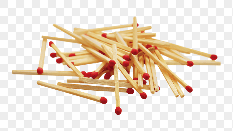 Wooden matches png sticker, transparent | Free PNG - rawpixel