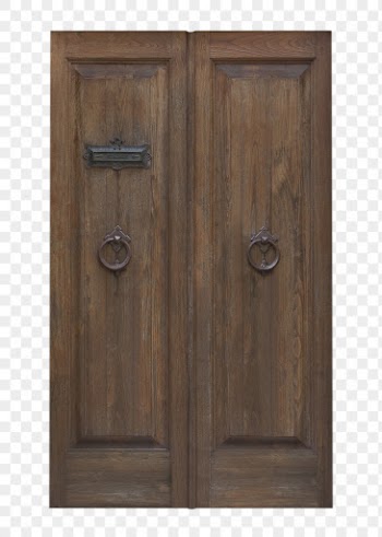 Wooden medieval door png clipart, | Free PNG - rawpixel