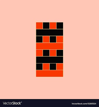 Wooden puzzle tower game table game vector image