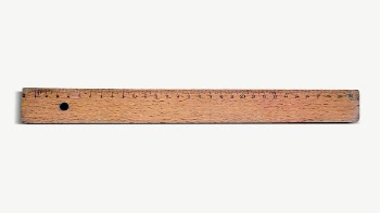 Wooden ruler collage element psd | Free PSD - rawpixel