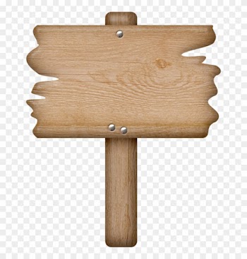 Wooden Sign * - Blank Wooden Sign Clipart