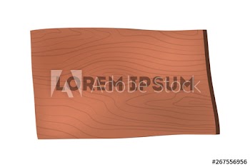 Wooden signboard