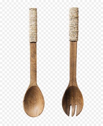Wooden spoon Kitchen - Braid wooden spoon 