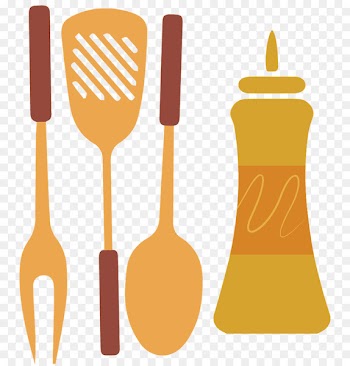 Wooden spoon Kitchen utensil Sticker Decal - salutation pin 