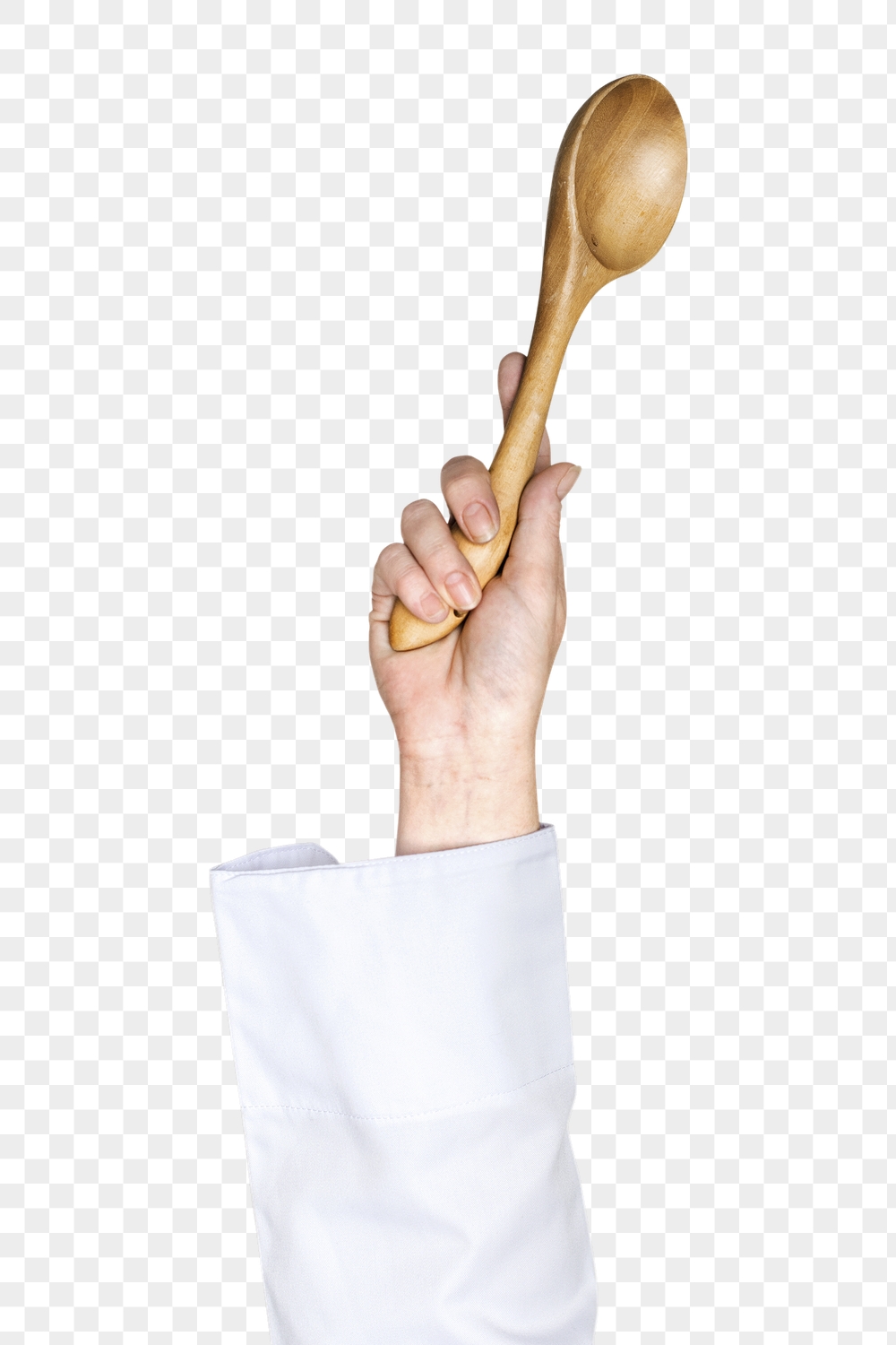 Wooden spoon png in hand | Free PNG - rawpixel