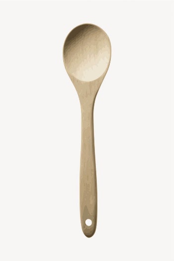 Wooden spoon sticker, kitchenware illustration | Free PSD - rawpixel