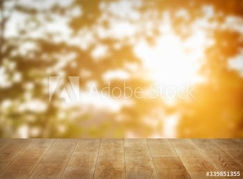 Wooden table product background