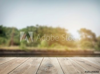 Wooden table product background
