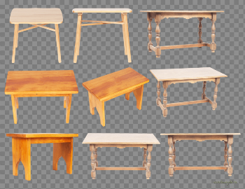 Wooden Tables Png Image