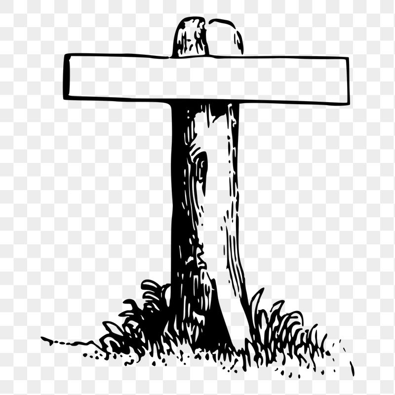 Wooden tomb sign png sticker, | Free PNG - rawpixel