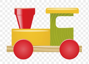 Wooden train png sticker, toy | Free PNG - rawpixel