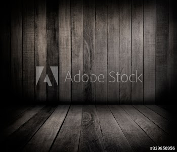 Wooden wall and floor