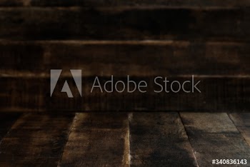 Wooden wall and floor