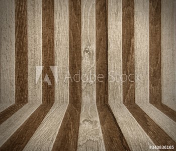 Wooden wall and floor