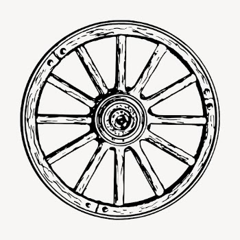 Wooden wheel clipart, vintage illustration | Free Vector - rawpixel