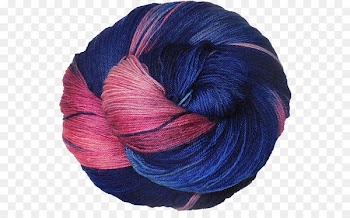 Wool Purple - baret pattern 