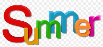 Word Clip Art - Summer Transparent Background