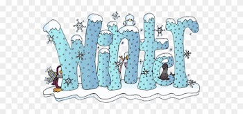 Word Clipart January - Christmas Kids Yoga