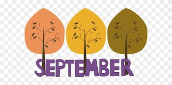 Word Clipart September - Fall September Clip Art