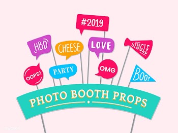 Word expressions set for party photo booth pr.. | Free stock vector - 537597