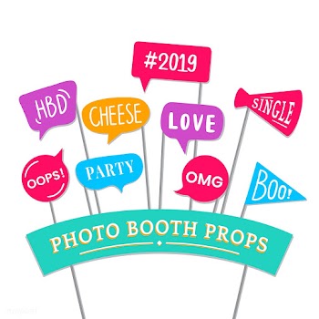 Word expressions set for party photo booth pr.. | Free stock vector - 537623