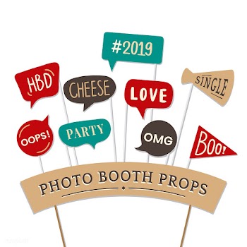 Word expressions set for party photo booth pr.. | Free stock vector - 537628