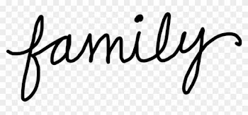 Word Family Free - Family Word No Background