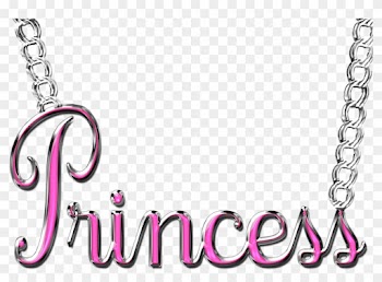 Word Princess Necklace Png By Princessdawn755 Word - Princess Word Pink Png