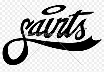 Word Saint With Halo