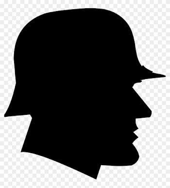 Word War Vi Tesla Tower Clipart, Vector Clip Art Online, - German Soldier Silhouette